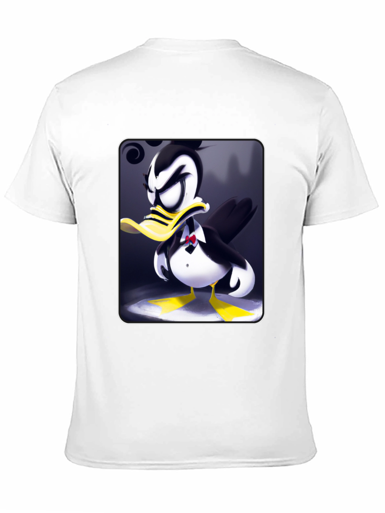 Tuxedo Duck Graphic Tee - Cartoon Style