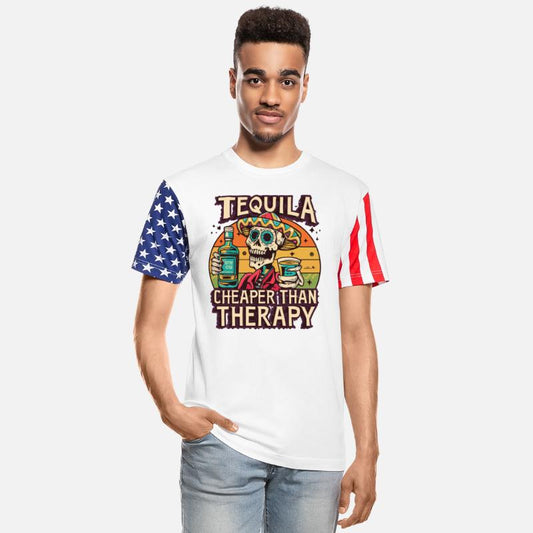 Tequila is Cheaper Than Therapy Funny Saying