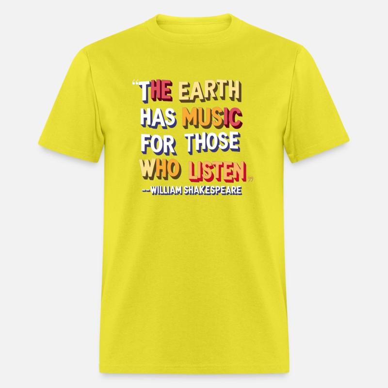 "The Earth Has Music" Quote Design