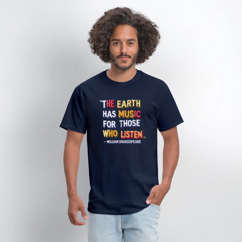 "The Earth Has Music" Quote Design