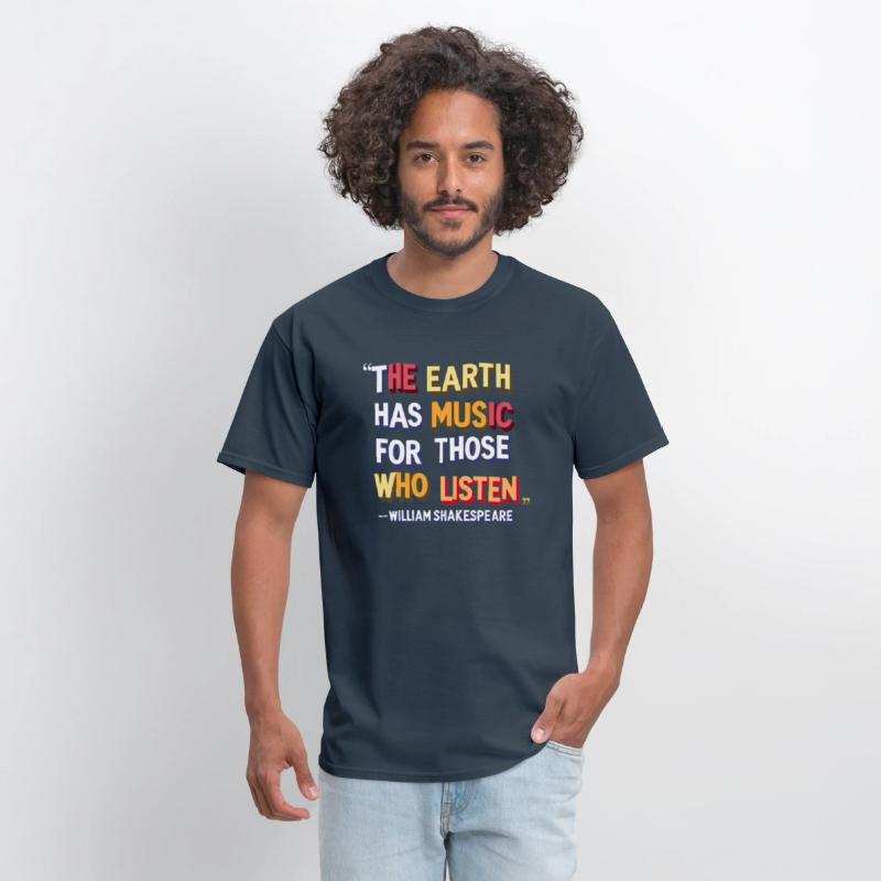 "The Earth Has Music" Quote Design