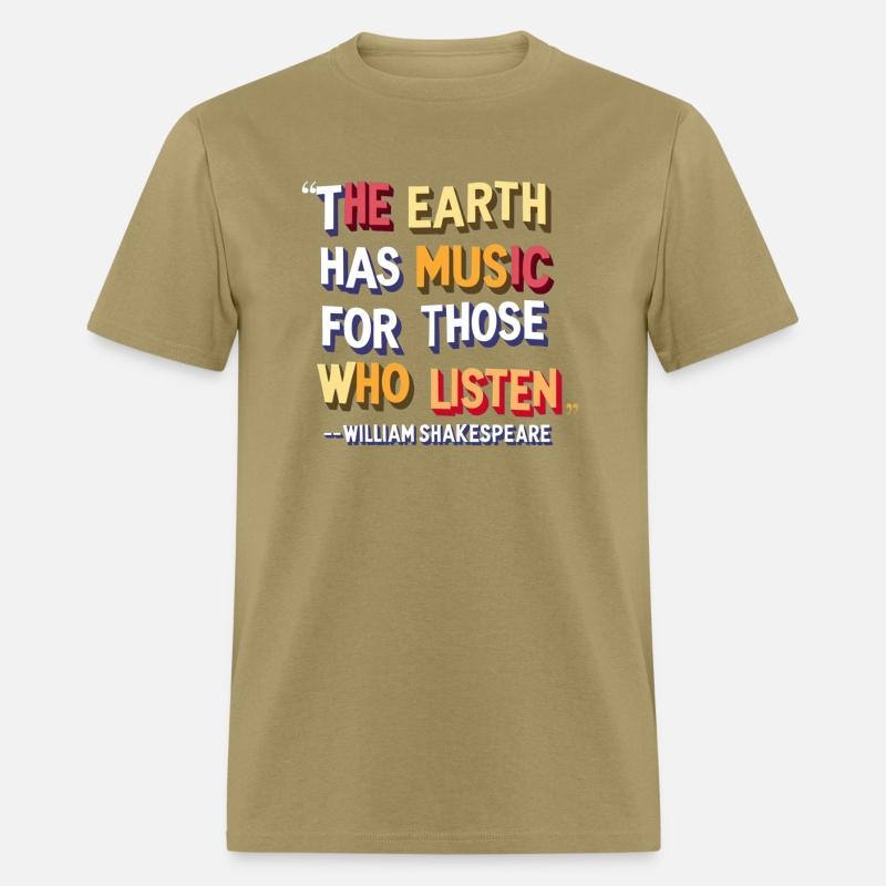 "The Earth Has Music" Quote Design