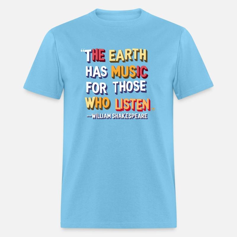 "The Earth Has Music" Quote Design