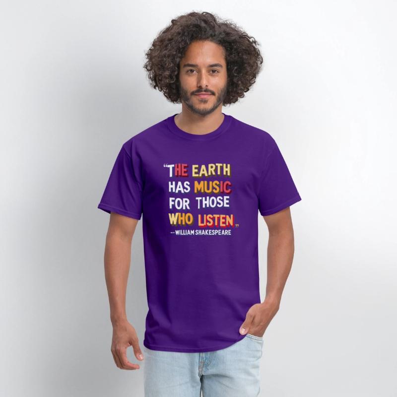"The Earth Has Music" Quote Design