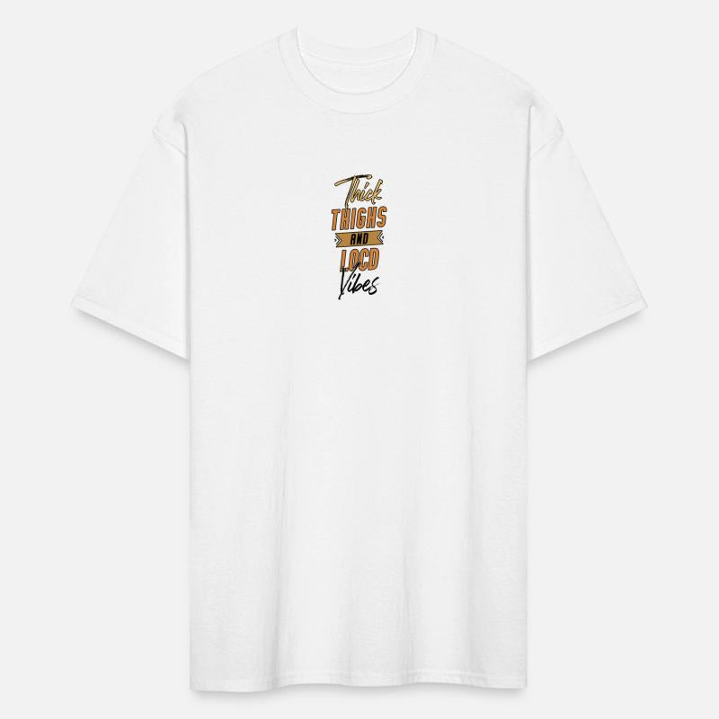 Thick Thighs Loc'd Vibes Afro Hair Black American