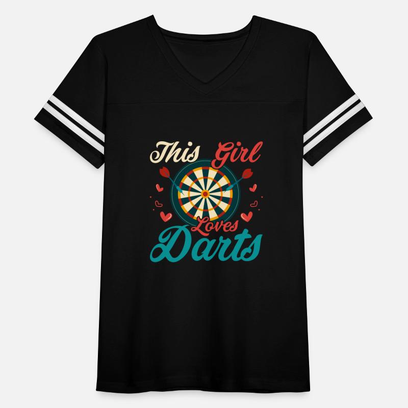 This Girl Loves Darts Bullseye Team Dartboard