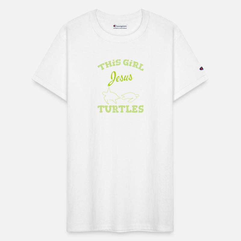 This Girl Runs On Jesus And Turtles Funny Sea Turt