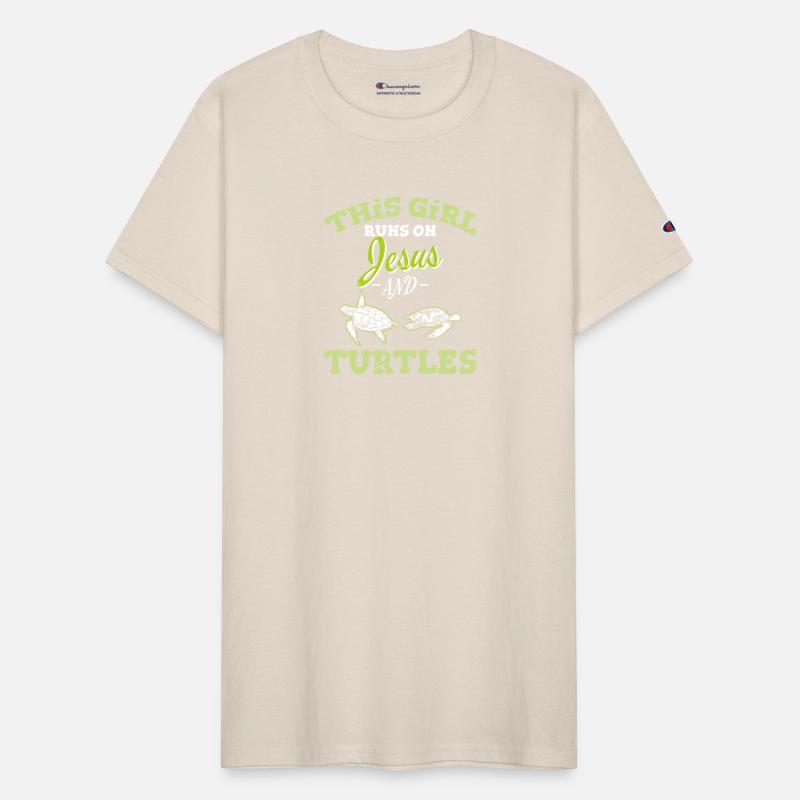This Girl Runs On Jesus And Turtles Funny Sea Turt