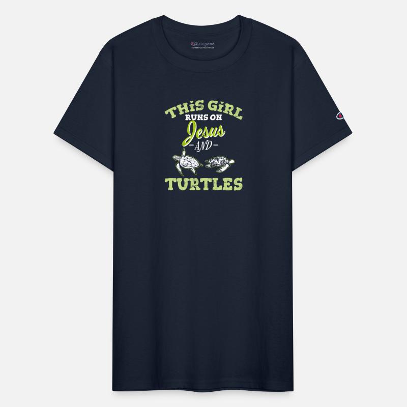 This Girl Runs On Jesus And Turtles Funny Sea Turt
