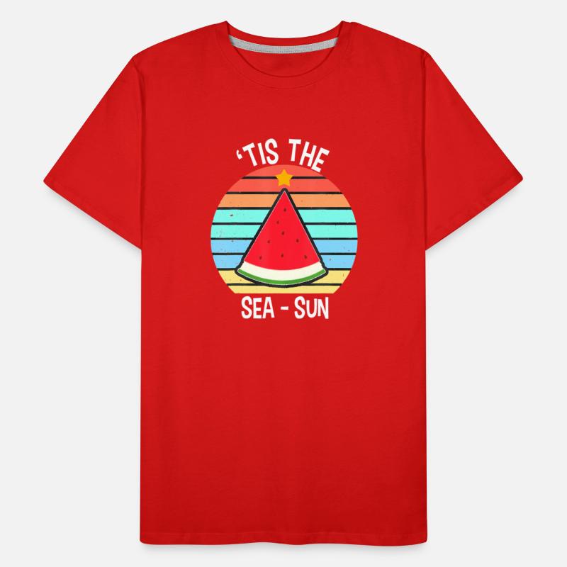 Tis The Sea Sun Watermelon Xmas In July