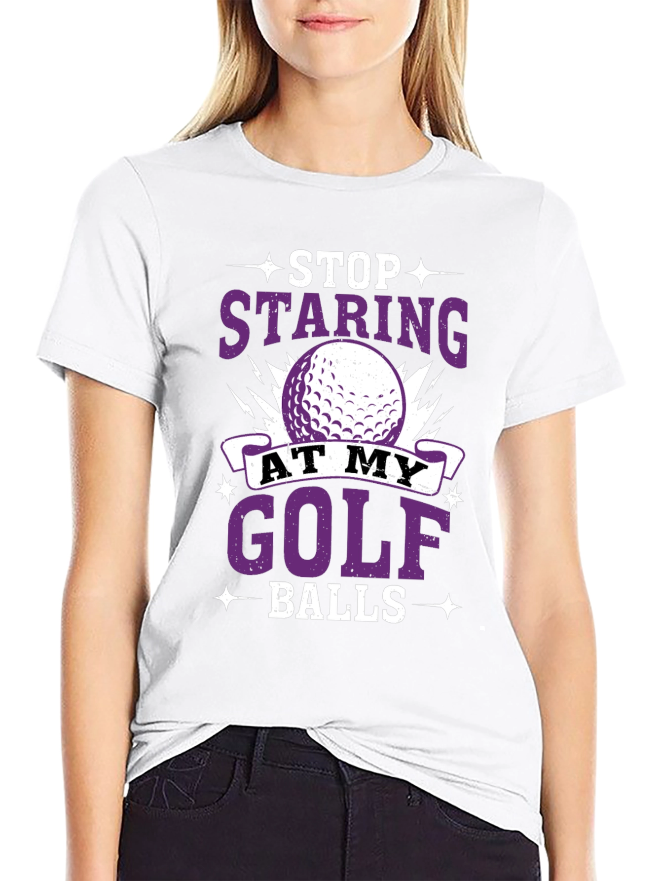 Stop Staring At My Golf Balls T-Shirt