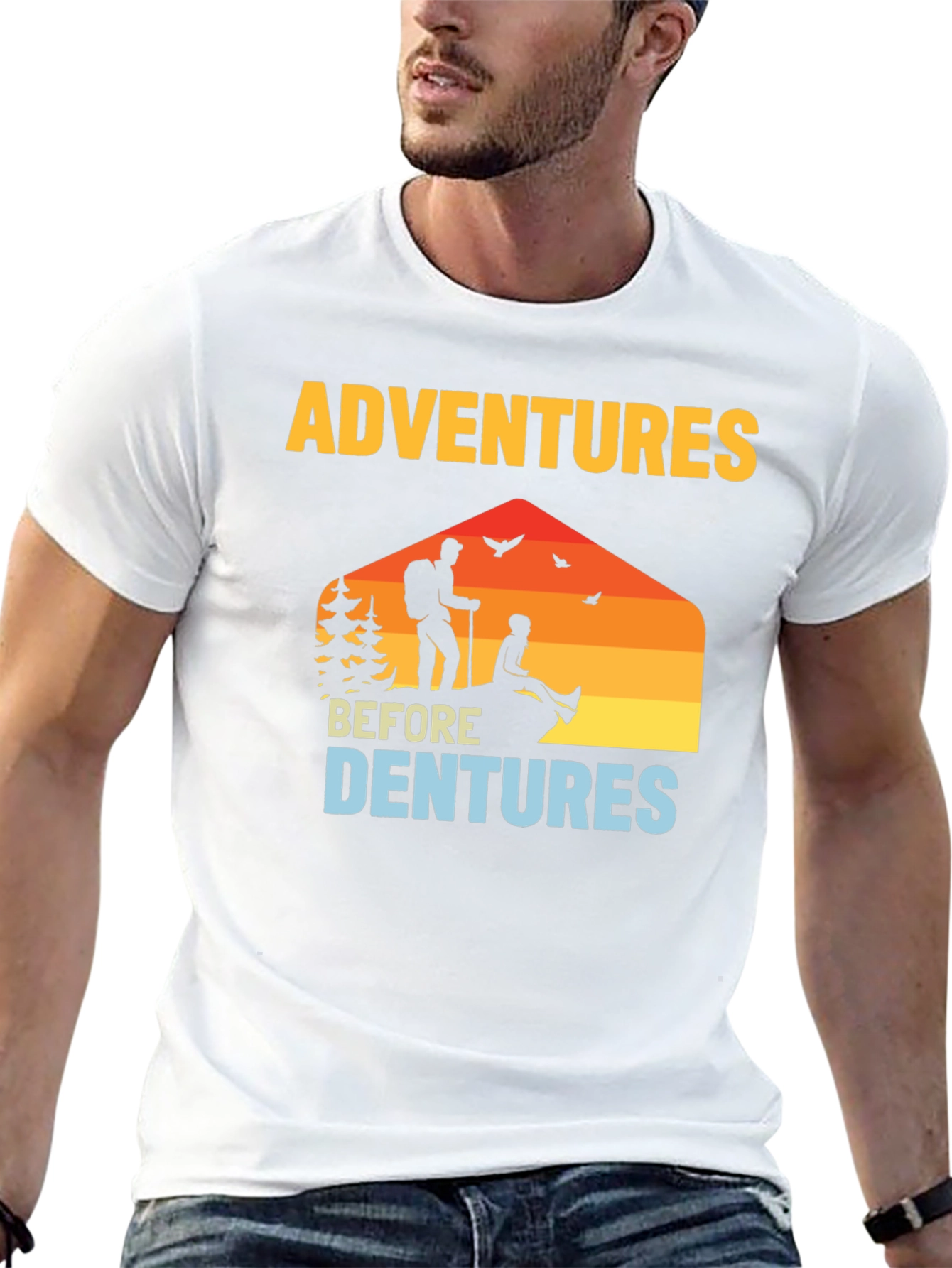 Adventures Before Dentures Graphic T-Shirt