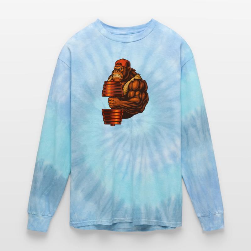 Tough Gorilla with Stack of Blocks