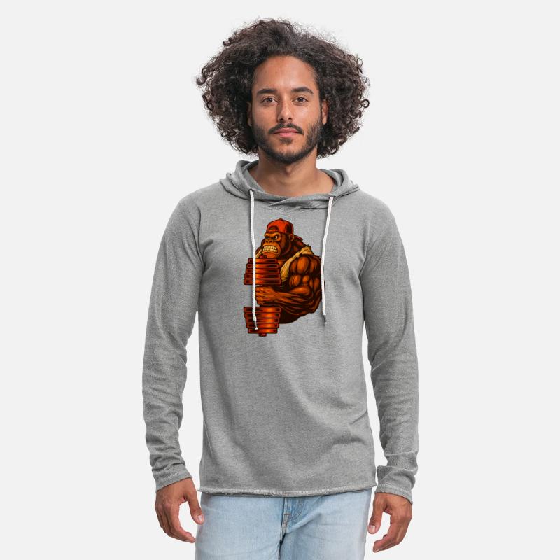 Tough Gorilla with Stack of Blocks