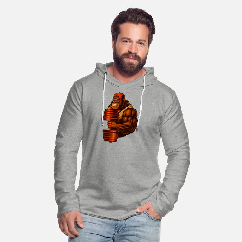 Tough Gorilla with Stack of Blocks