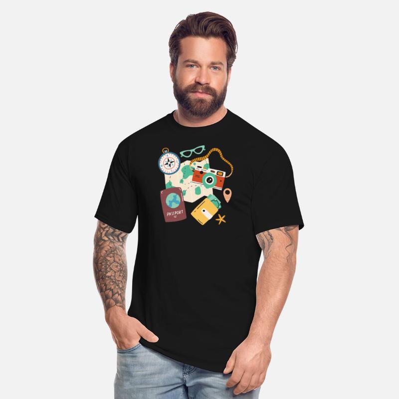 Tourist Holidays Costume Camera Passport Traveling