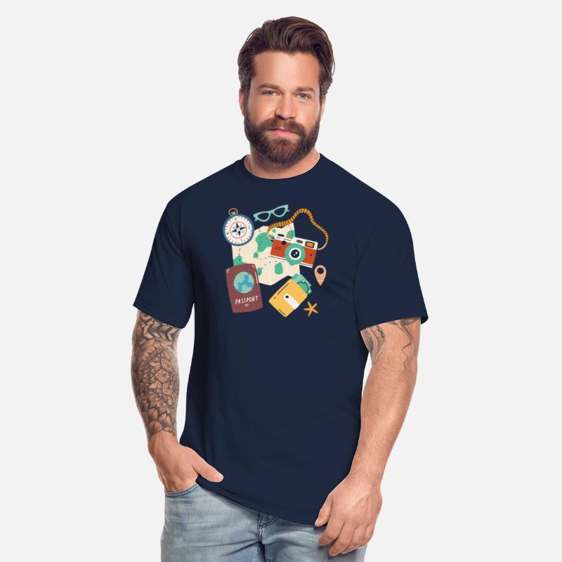 Tourist Holidays Costume Camera Passport Traveling