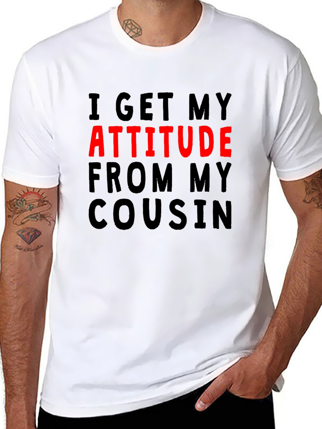 Attitude from Cousin Graphic Tee
