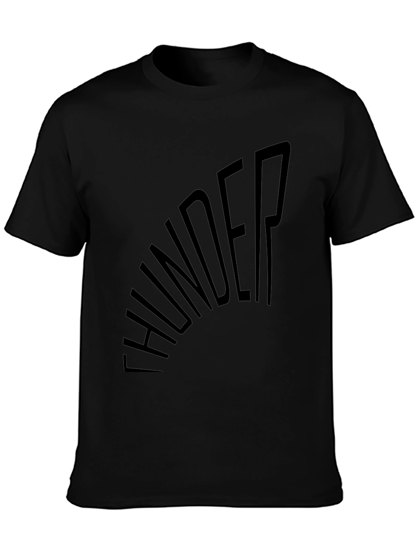 Black Thunder Graphic Tee - Stylish Casual Wear