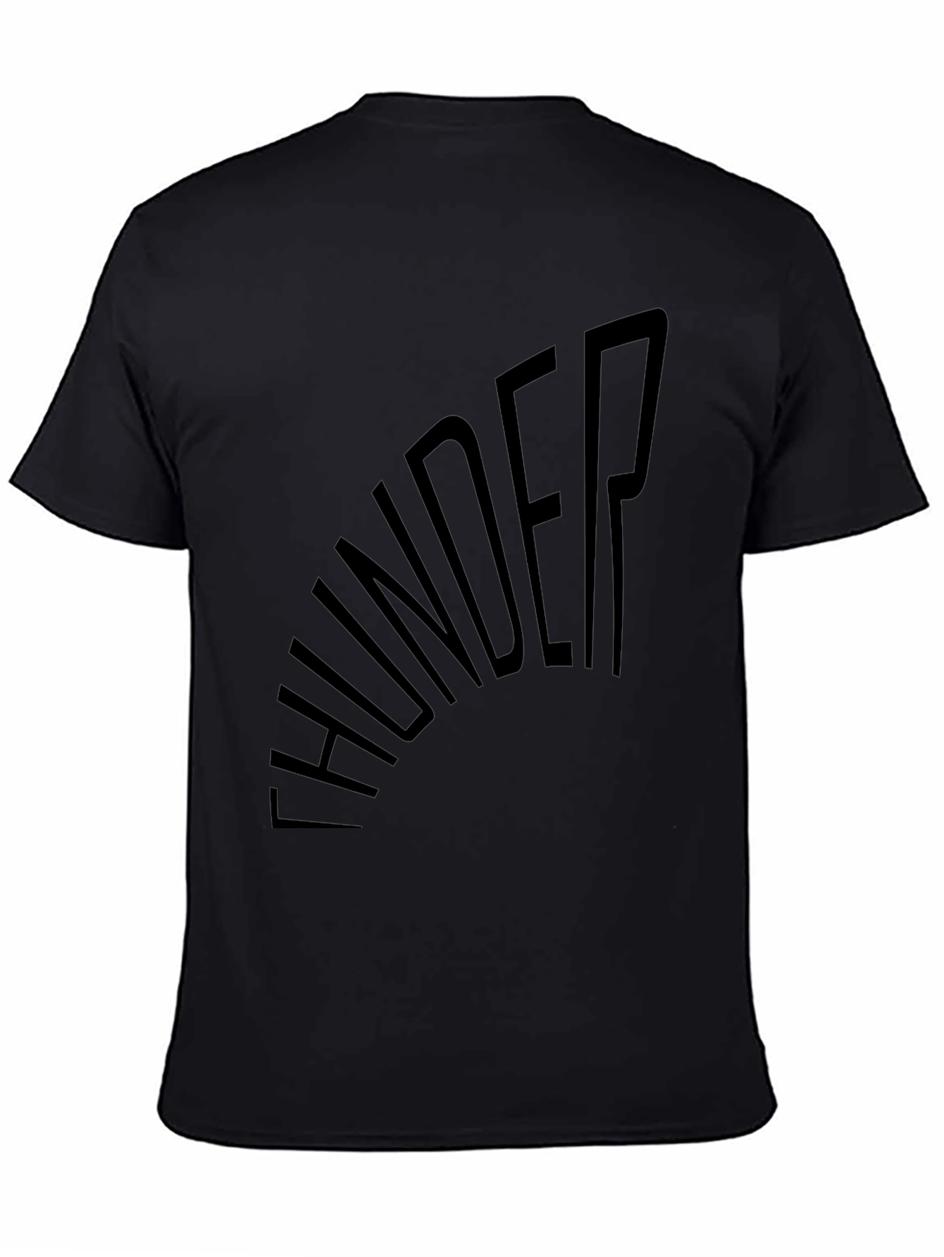 Black Thunder Graphic Tee - Stylish Casual Wear