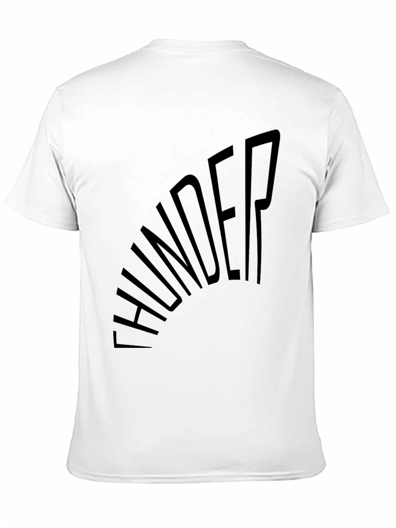 Black Thunder Graphic Tee - Stylish Casual Wear