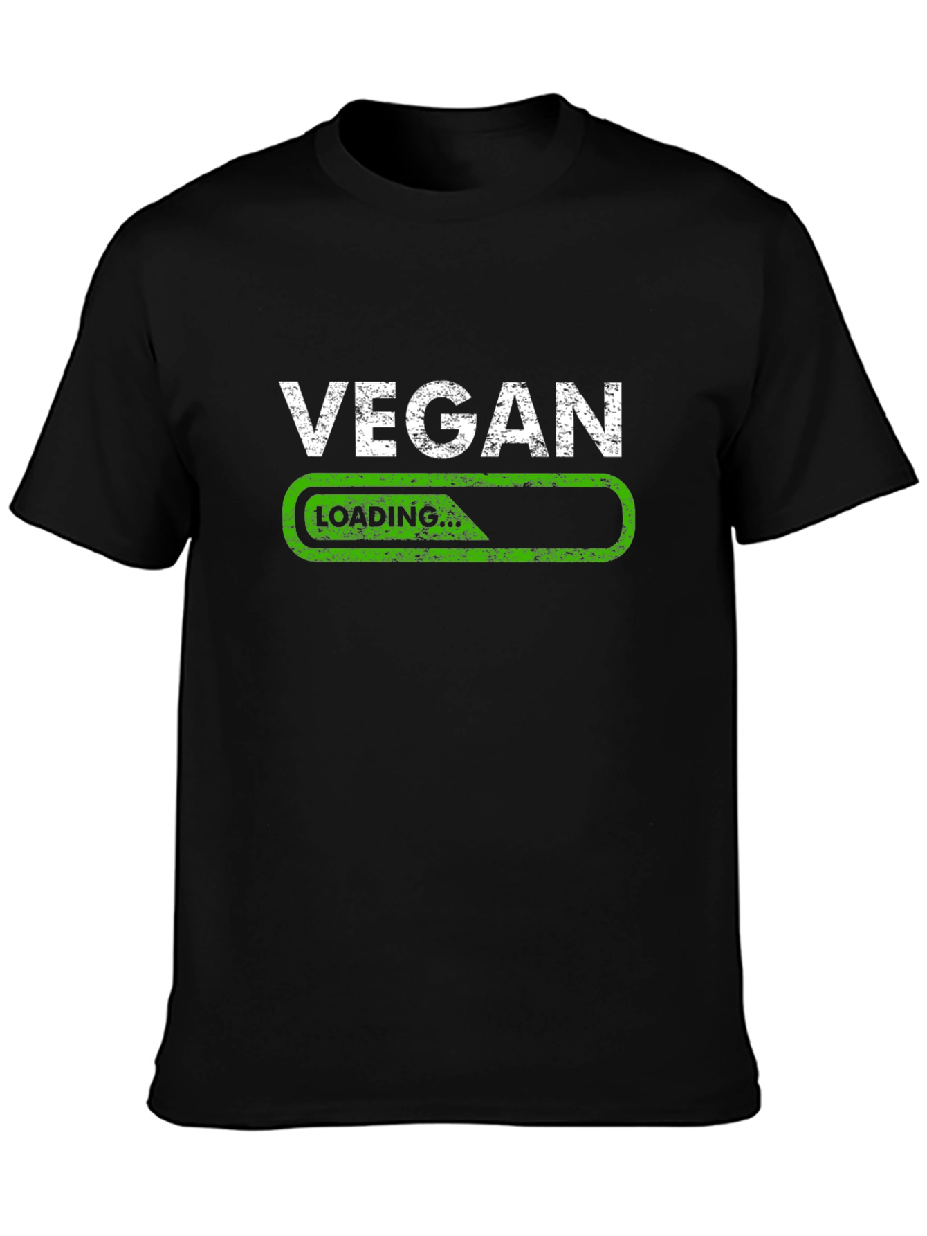 Vegan Loading T-Shirt - Black