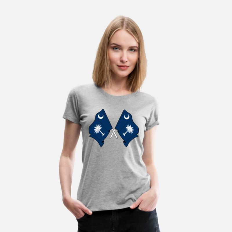 Two flags crossed south carolina