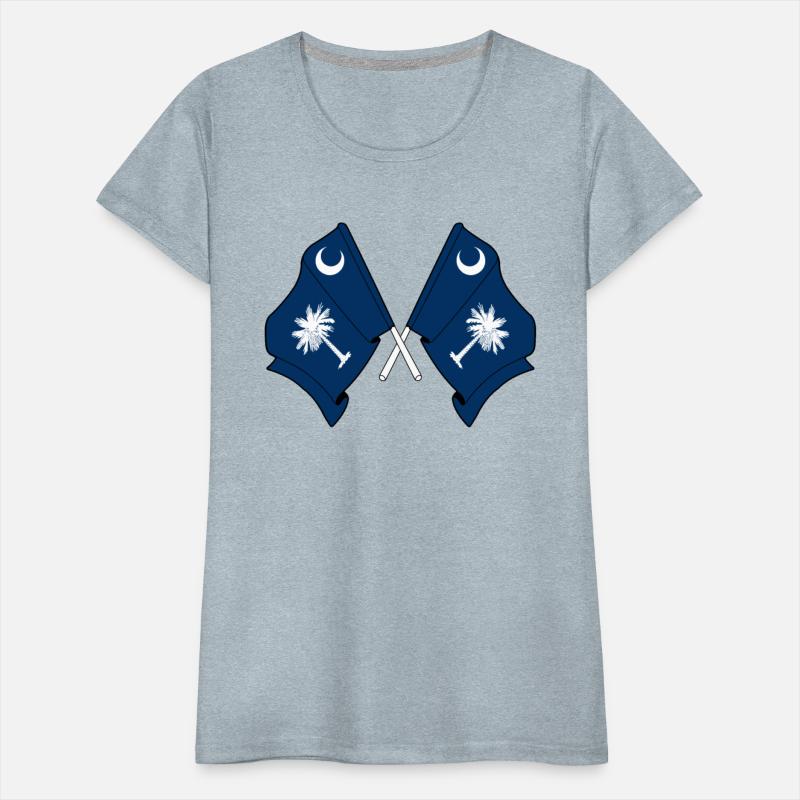 Two flags crossed south carolina