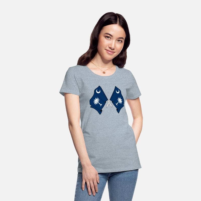 Two flags crossed south carolina