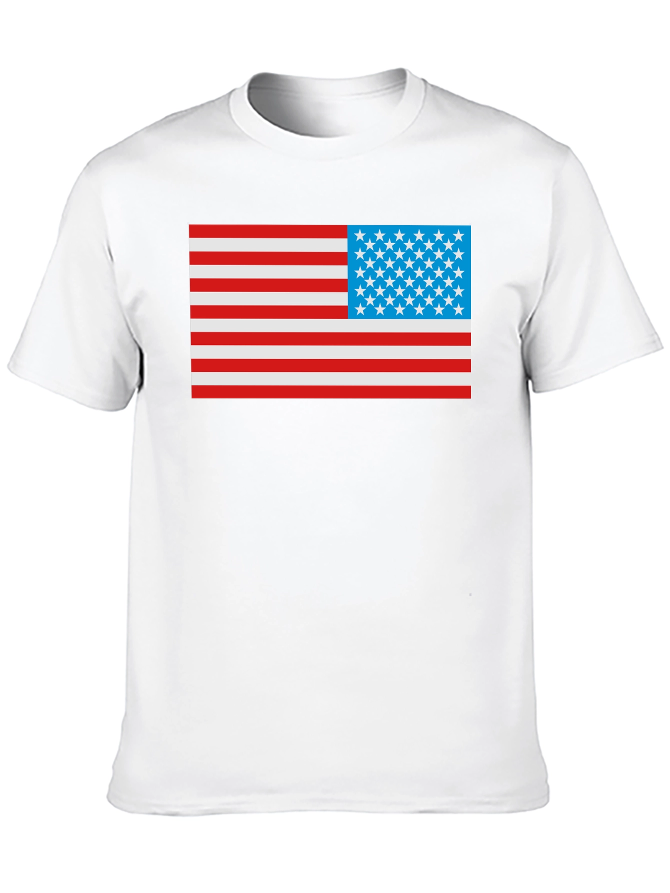 USA Flag Graphic Tee - Patriotic American Pride