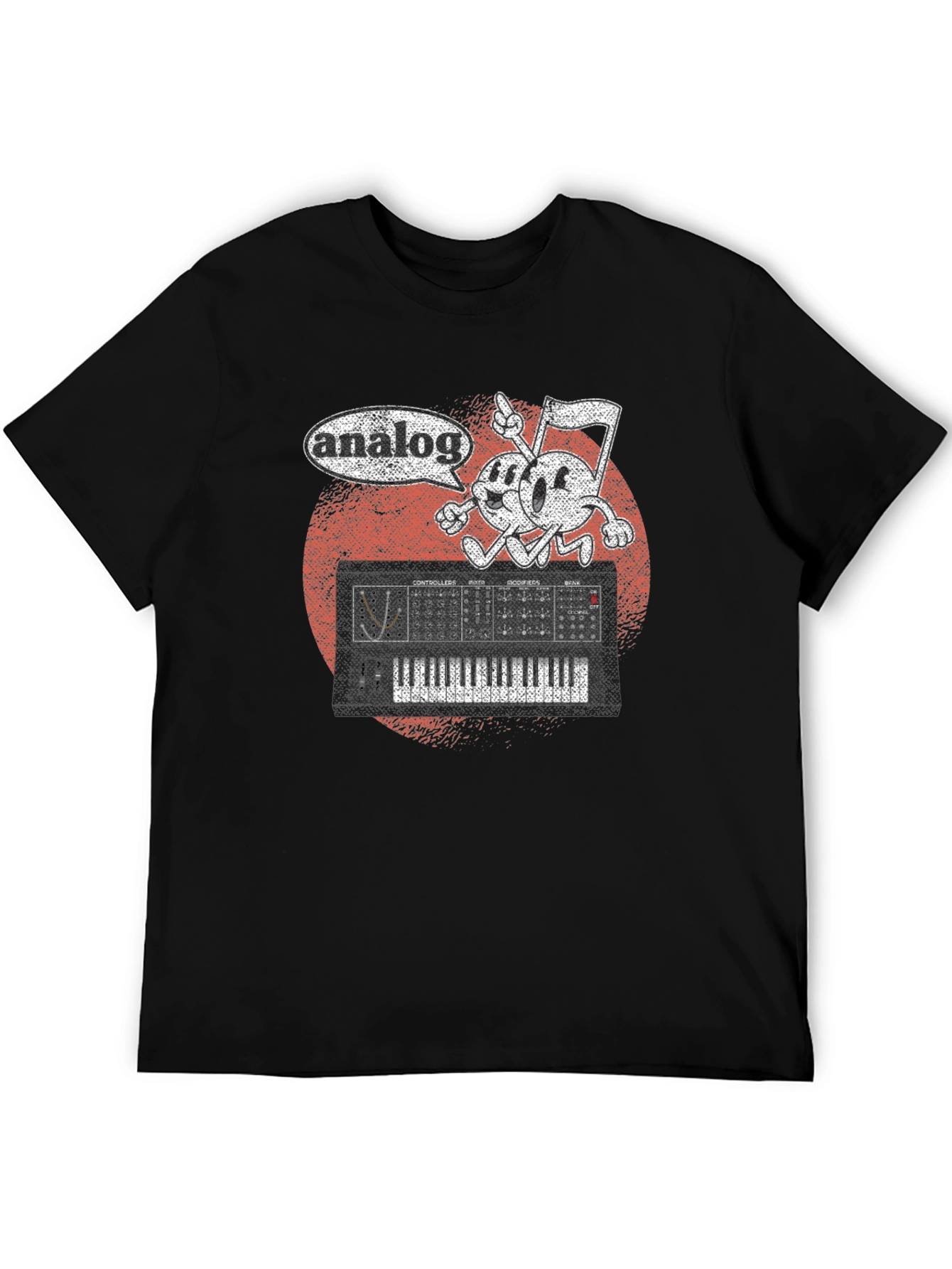 Analog Synthesizer Graphic T-Shirt
