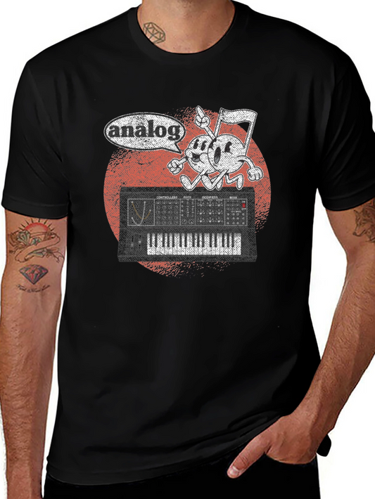 Analog Synthesizer Graphic T-Shirt