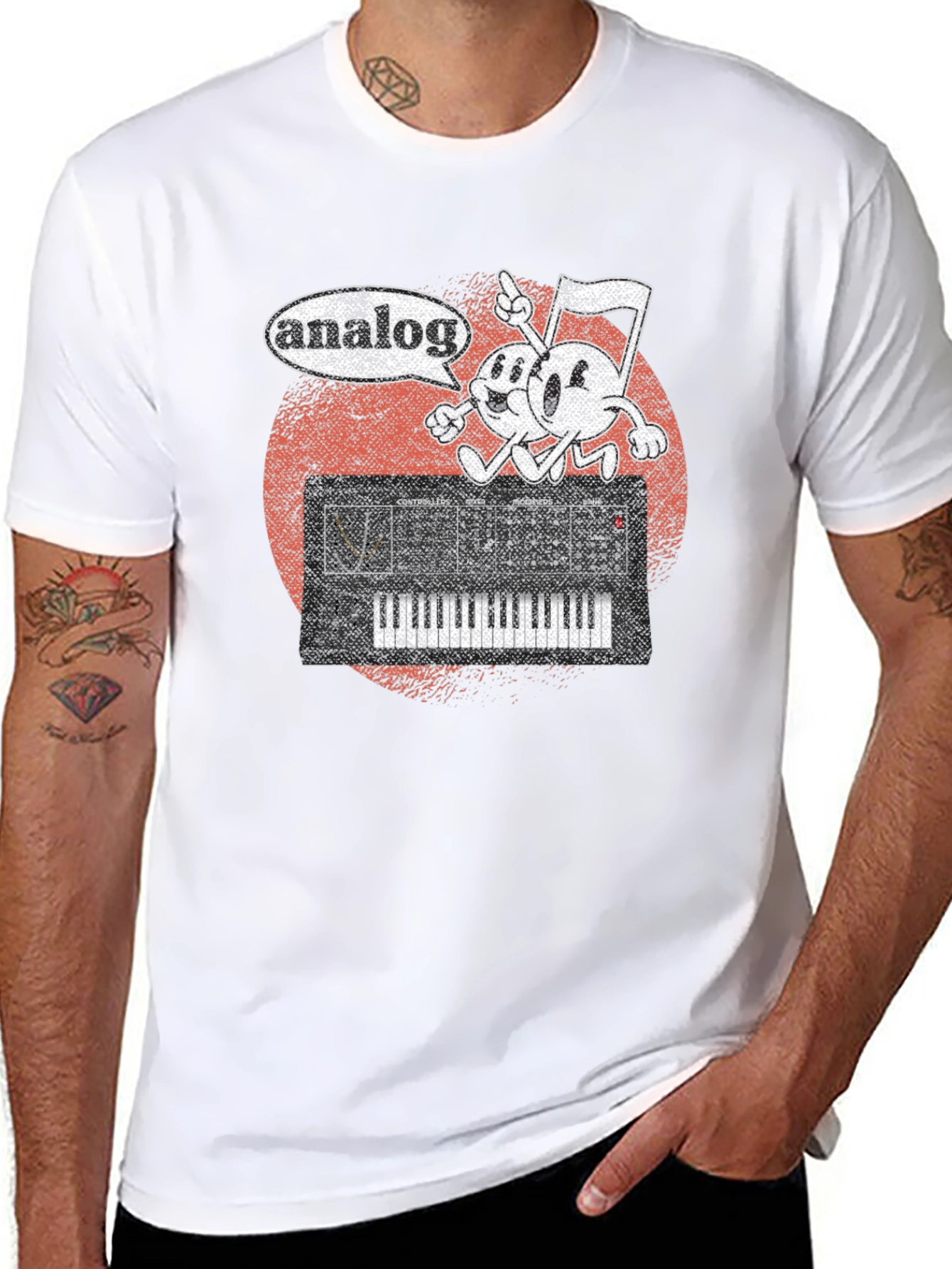 Analog Synthesizer Graphic T-Shirt