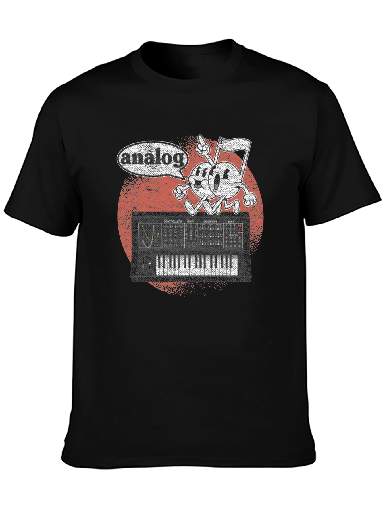 Analog Synthesizer Graphic T-Shirt