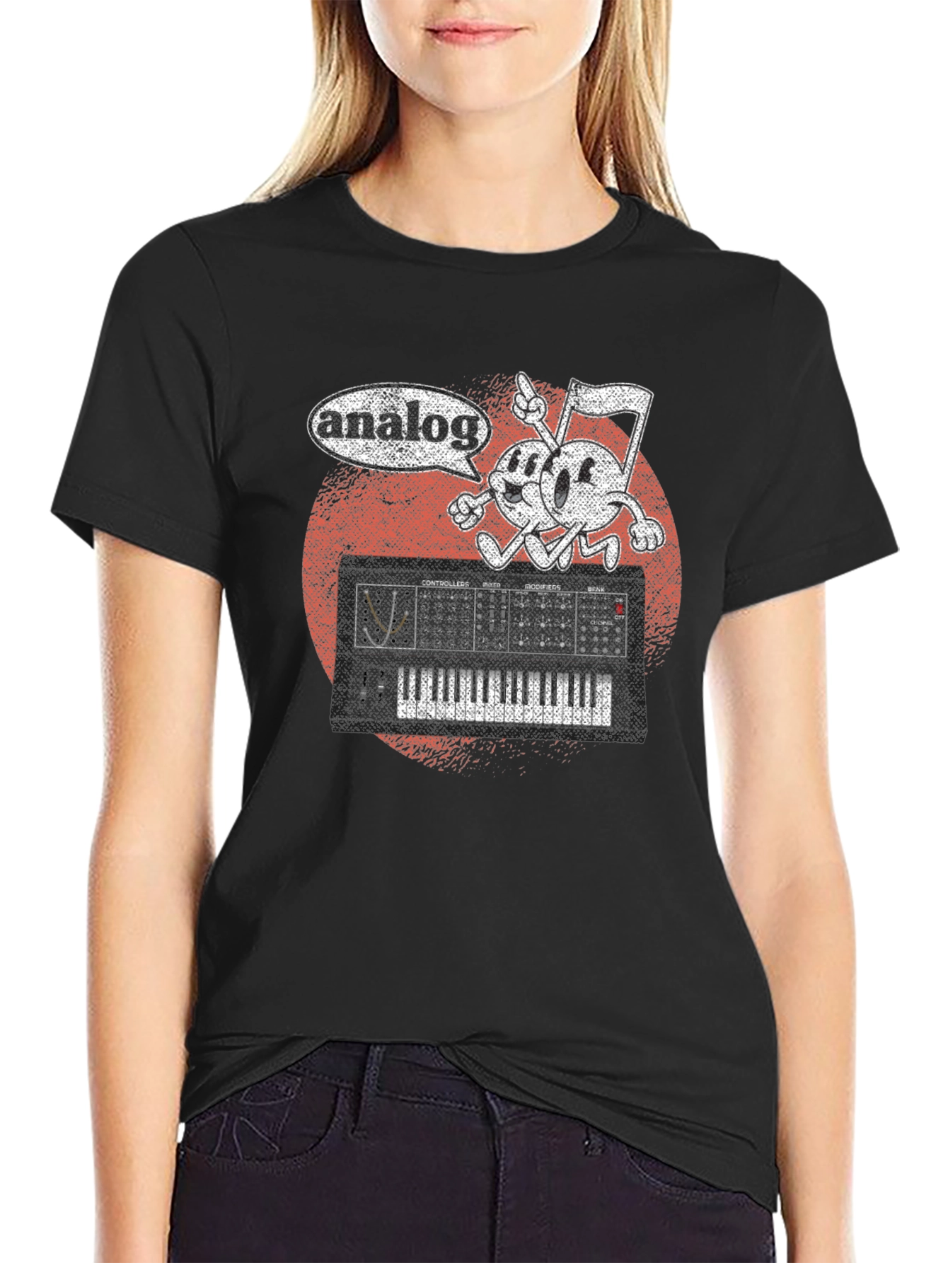 Analog Synthesizer Graphic T-Shirt
