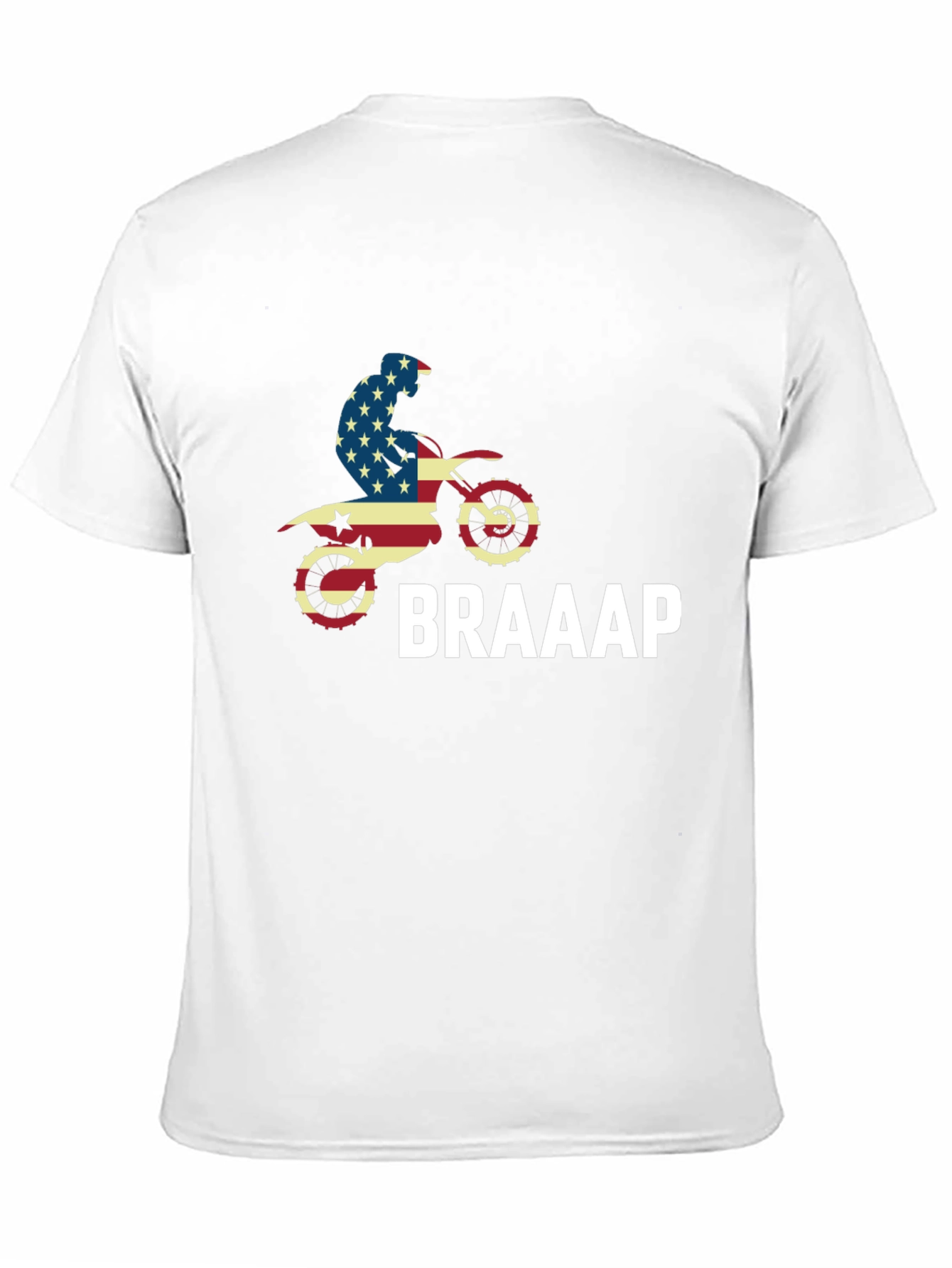 USA Motocross Dirt Bike T-Shirt - BRAAAP