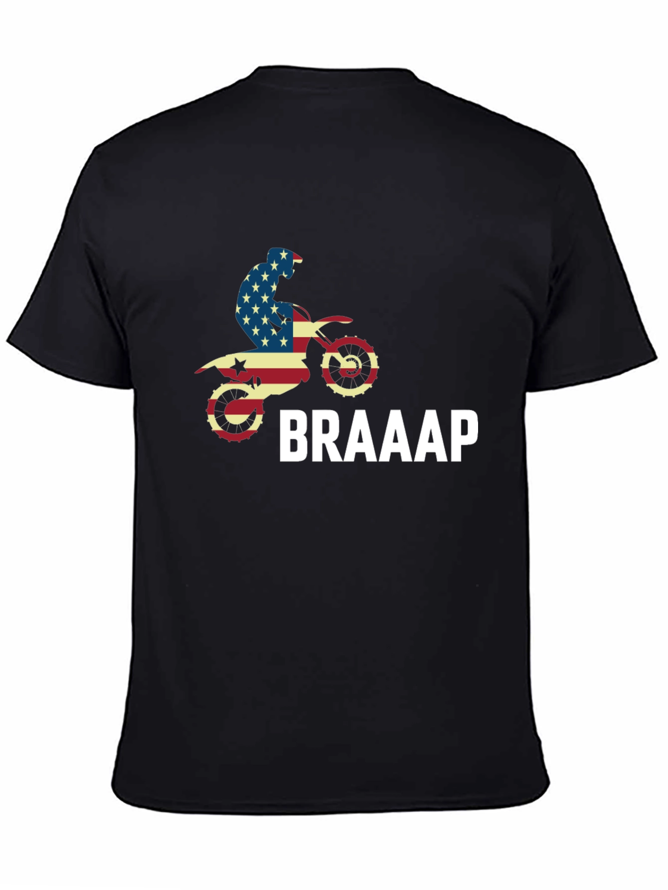 USA Motocross Dirt Bike T-Shirt - BRAAAP