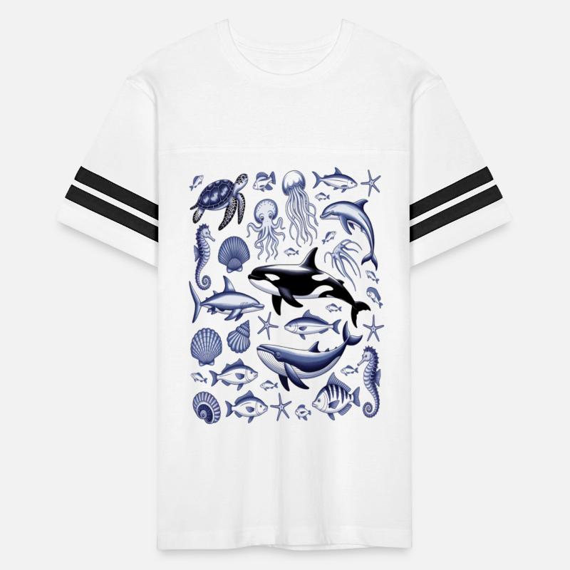 Underwater Marine Life Illustration