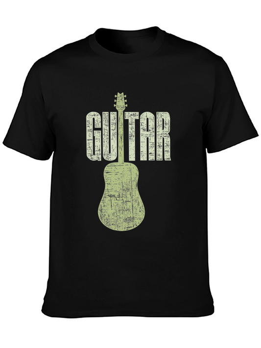 Vintage Guitar Graphic Tee - Musician T-Shirt