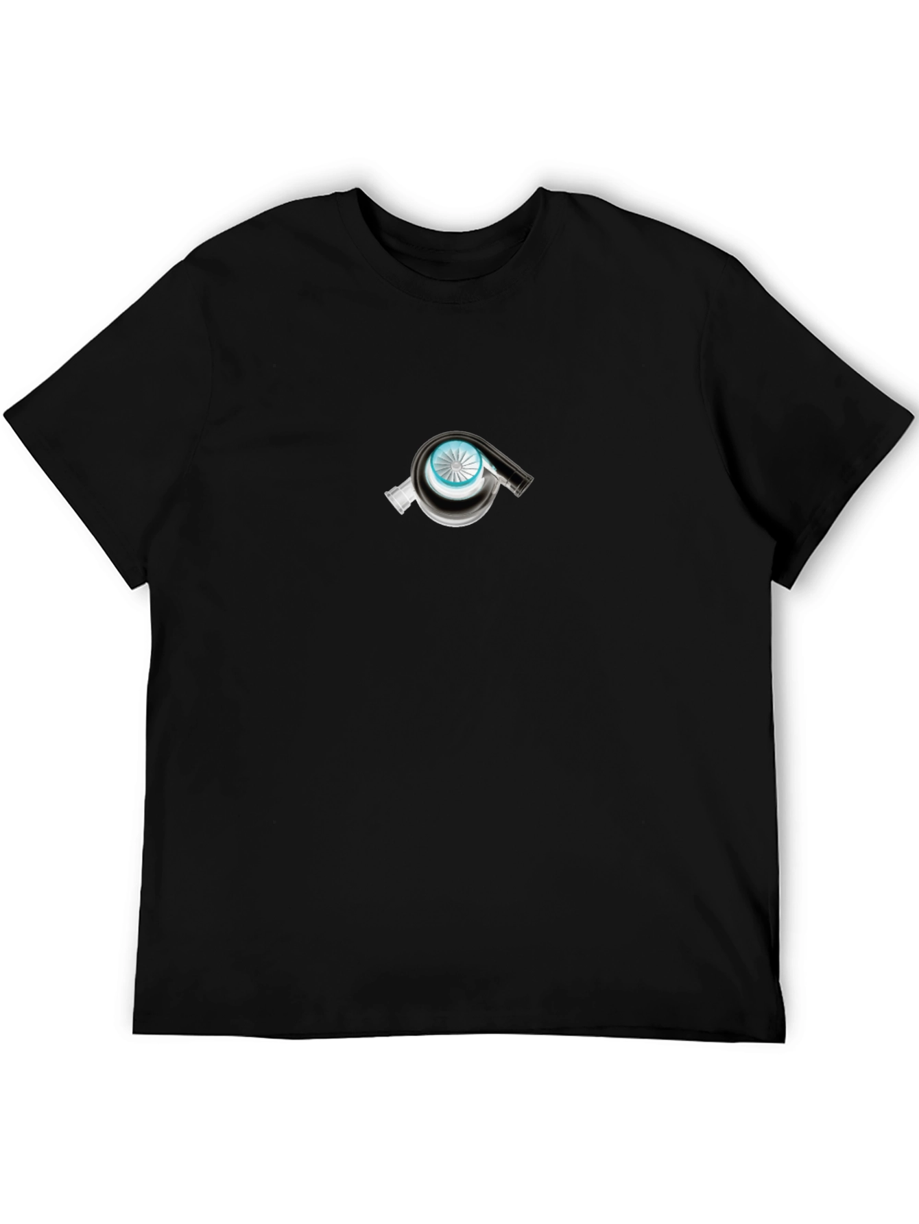 Turbo Graphic Tee - Black Cotton T-Shirt