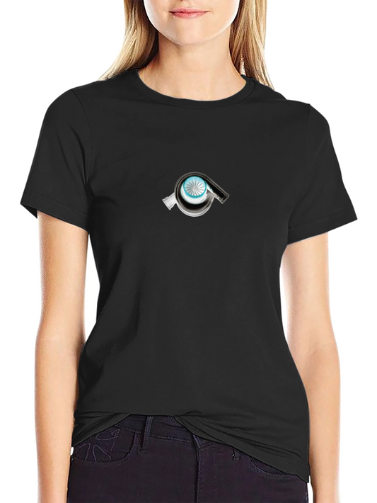 Turbo Graphic Tee - Black Cotton T-Shirt
