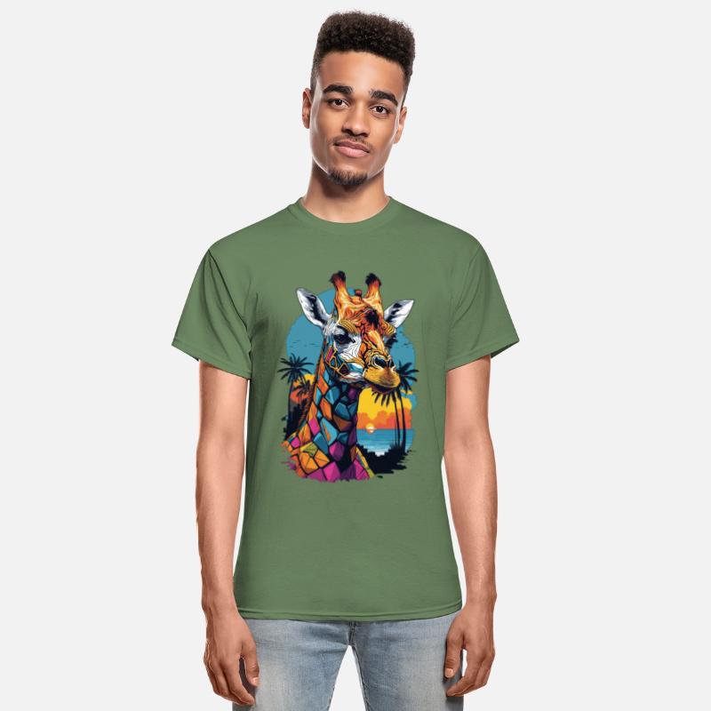 Urban Safari in Miami: Colorful Giraffe