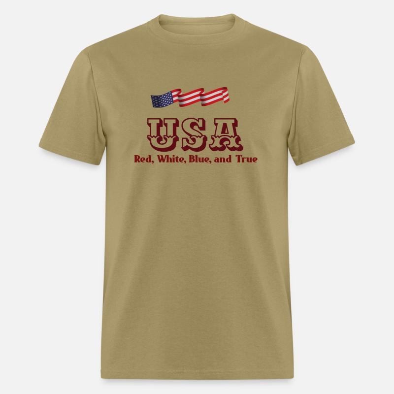 usa no. 1 Red, White, Blue, and True, t shirt