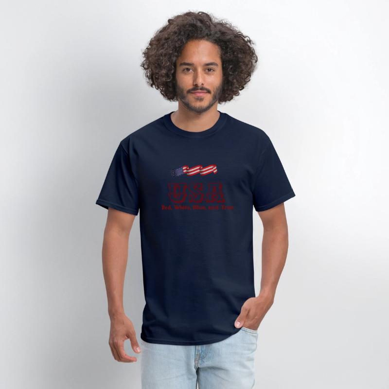 usa no. 1 Red, White, Blue, and True, t shirt