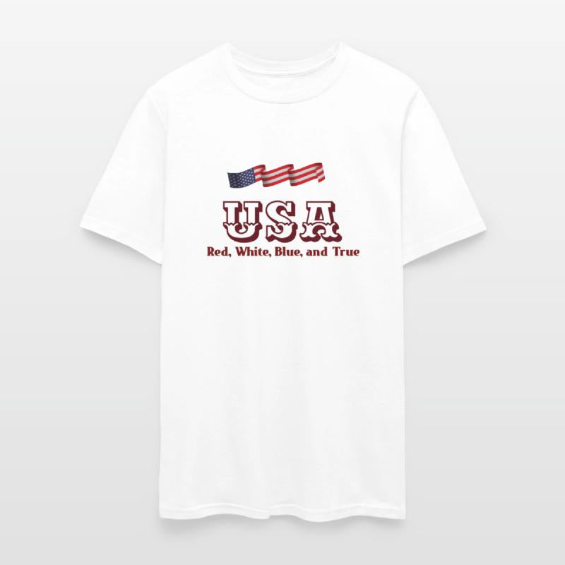 usa no. 1 Red, White, Blue, and True, t shirt