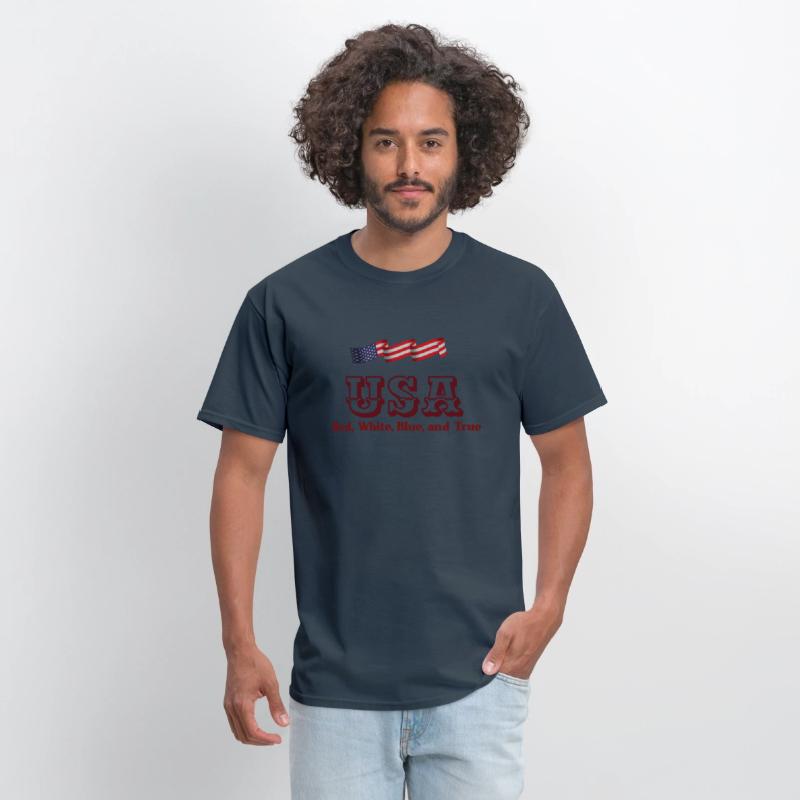 usa no. 1 Red, White, Blue, and True, t shirt