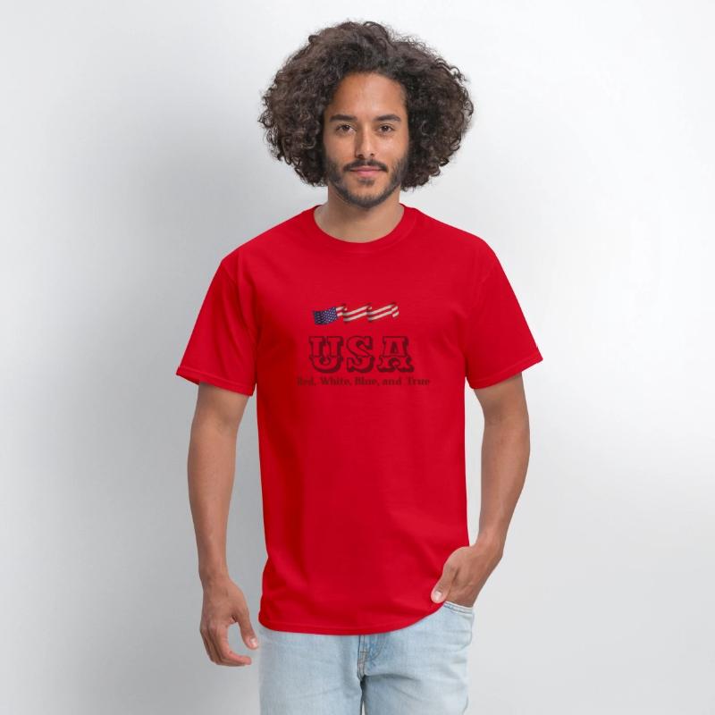 usa no. 1 Red, White, Blue, and True, t shirt