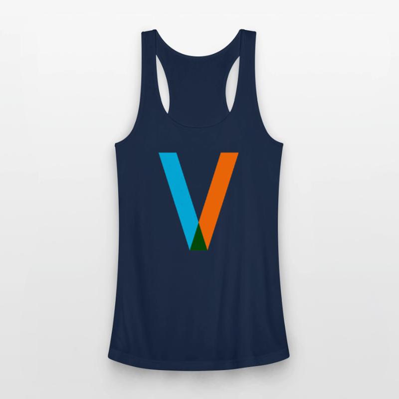 V Alphabet Fitted V Neck