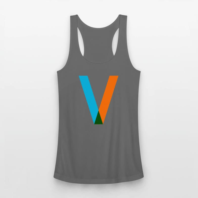 V Alphabet Fitted V Neck