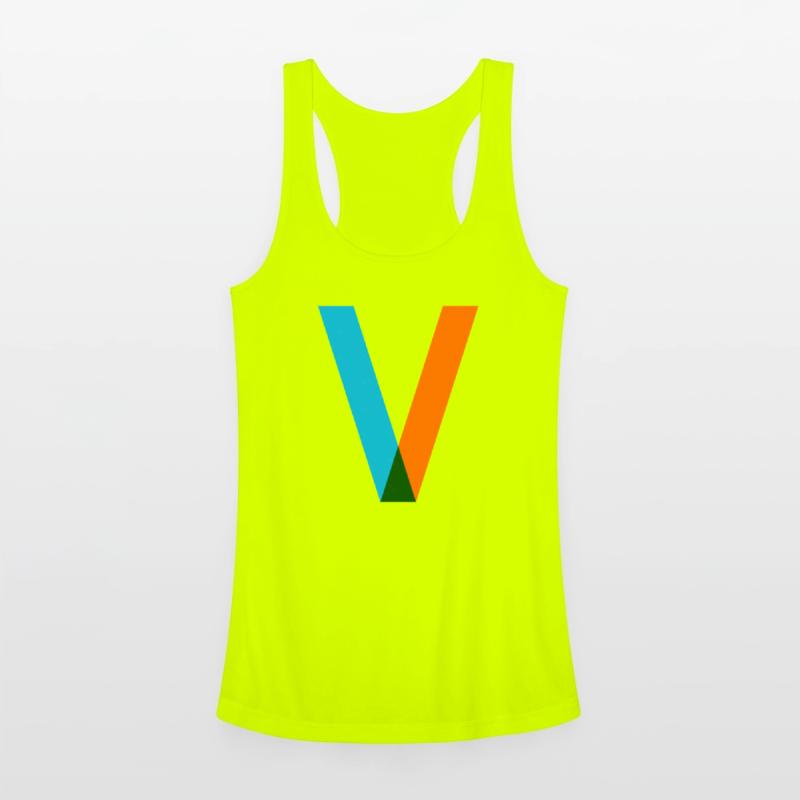 V Alphabet Fitted V Neck
